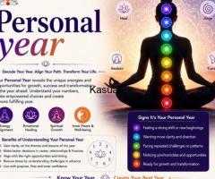 Personal Year Calculator with Chakra Numerology for Life Path Guidance Today
