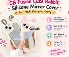 CB Fusion Cute Rabbit Silicone Mirror Cover for Trendy Everyday Carry