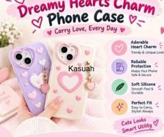 How Does CB Fusion’s Dreamy Hearts Charm Phone Case Add Style?